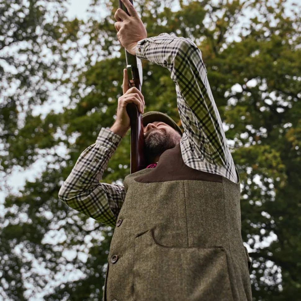 Härkila - Kenmore Skydevest // Forest Green / Herringbone