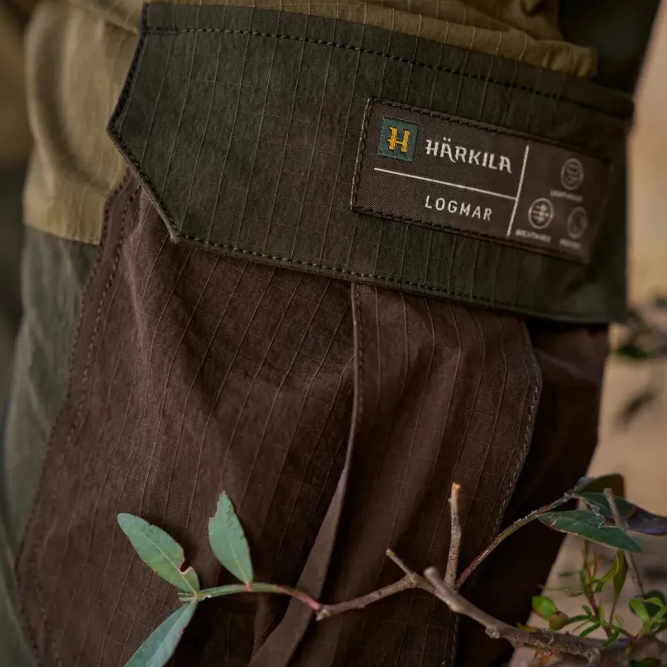 Härkila - Logmar Lightweight Zip-off Bukser // Dark Olive / Willow Green