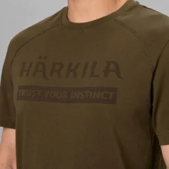 Härkila - Logo S/S T-shirt // Willow Green