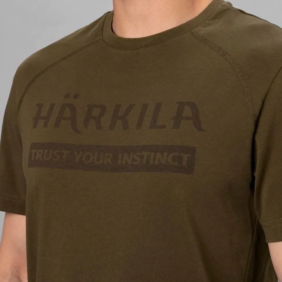 Härkila - Logo S/S T-shirt // Willow Green
