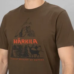 Härkila - Nature S/S T-Shirt // Slate black