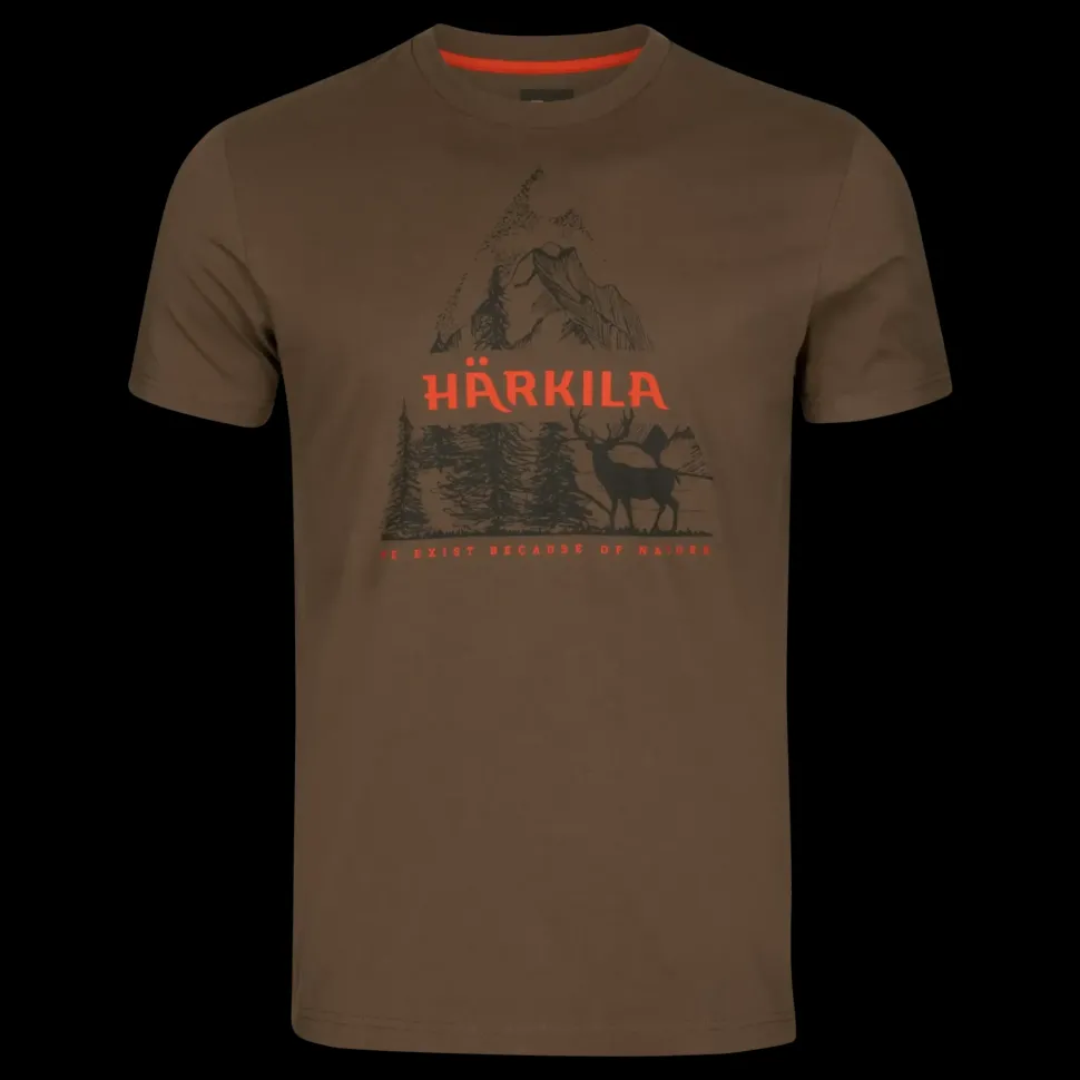 Härkila - Nature S/S T-Shirt // Slate black