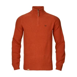 Härkila - Vincent Merino Half Zip Pullover // Bombay Brown