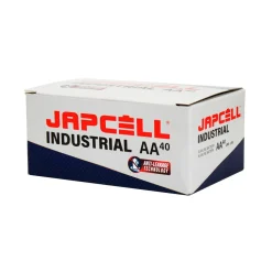 Japcell - AA / LR06 Industrial Alkaline Batterier - 40 Stk. Pakning
