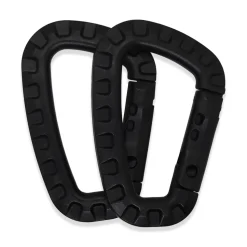 K-Force - ABS Karabiner (2 stk) - Sort