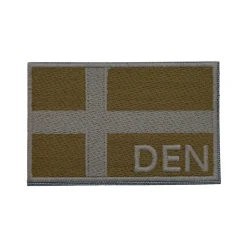K-Force - Denmark Flag Patch // Olivengrøn