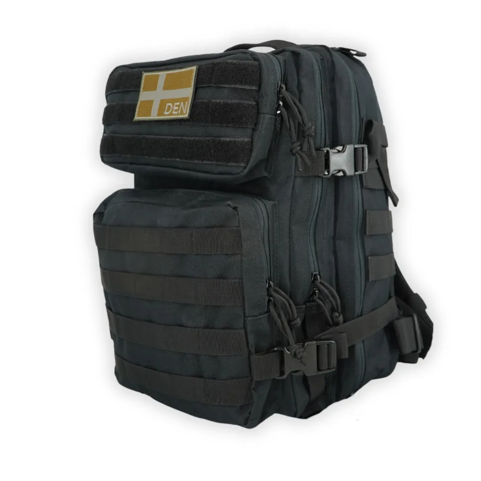 K-Force - Tactical Assault Rygsæk Small 25L // Sort