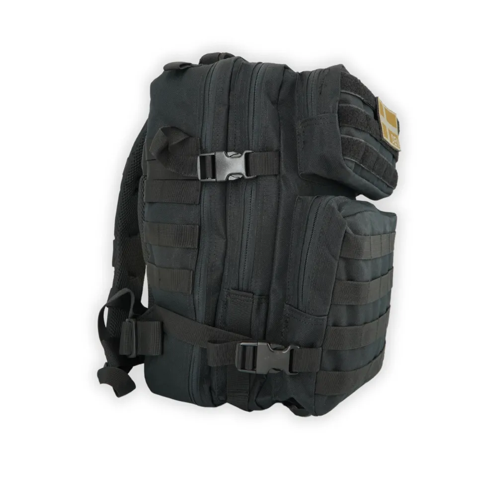 K-Force - Tactical Assault Rygsæk Small 25L // Sort