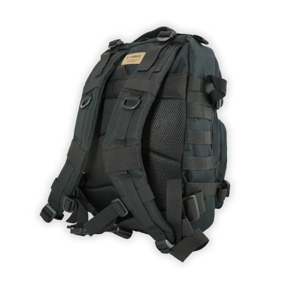 K-Force - Tactical Assault Rygsæk Small 25L // Sort