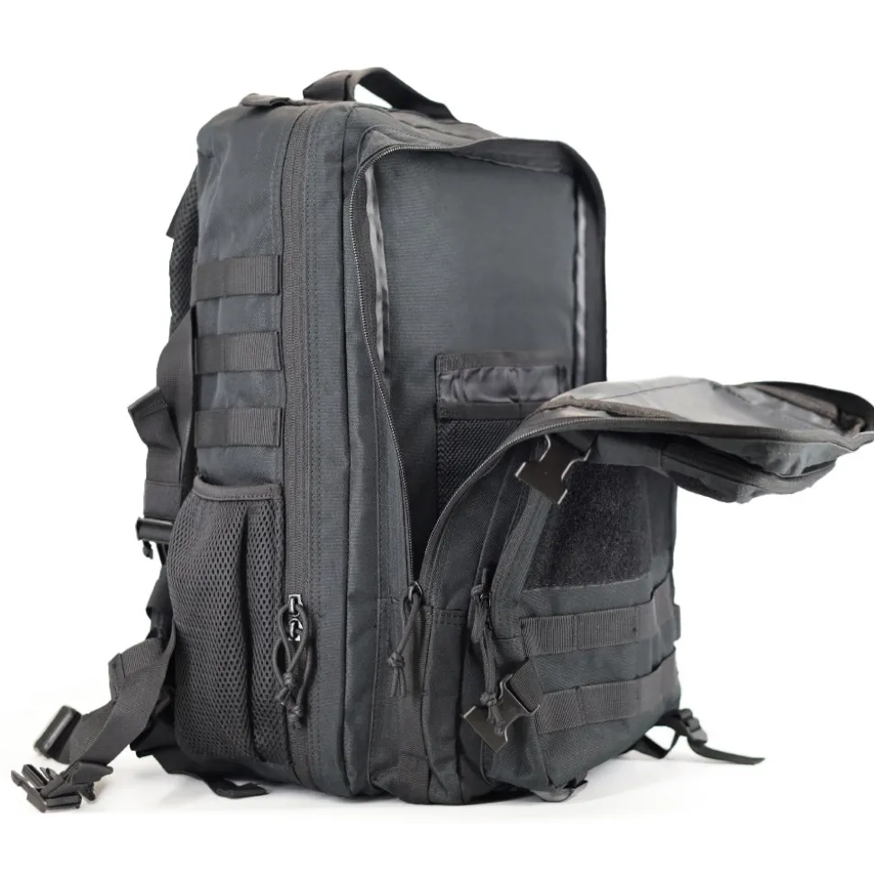 K-Force - Tactical Explorer Rygsæk 40L // Sort