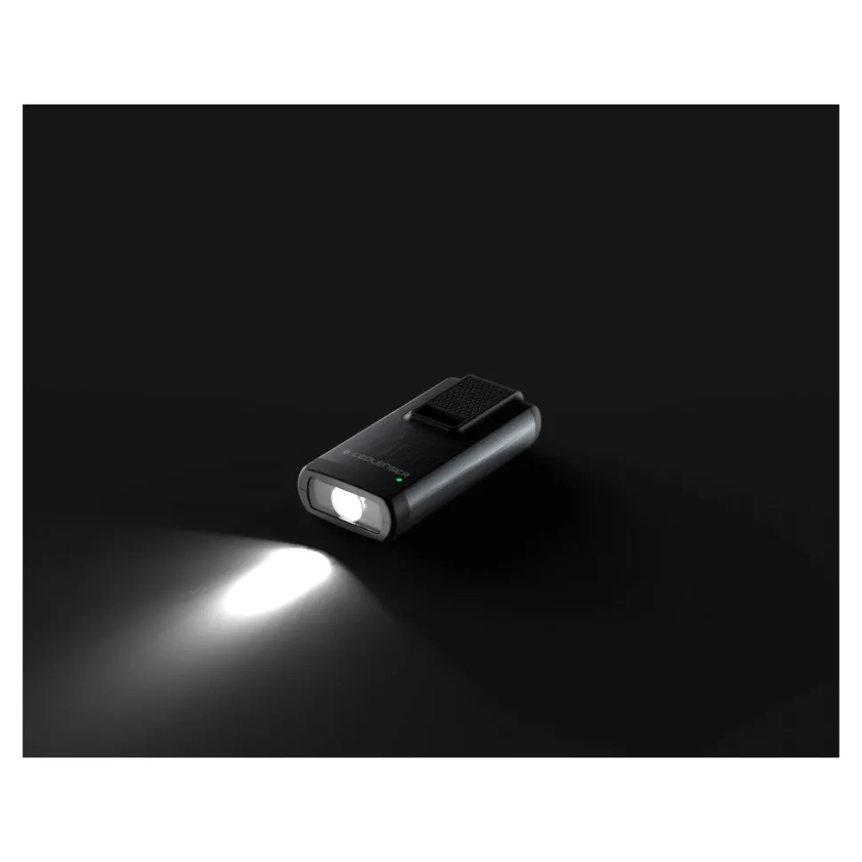 LEDLENSER - K6R Nøgleringslygte 400 Lumen // Grå
