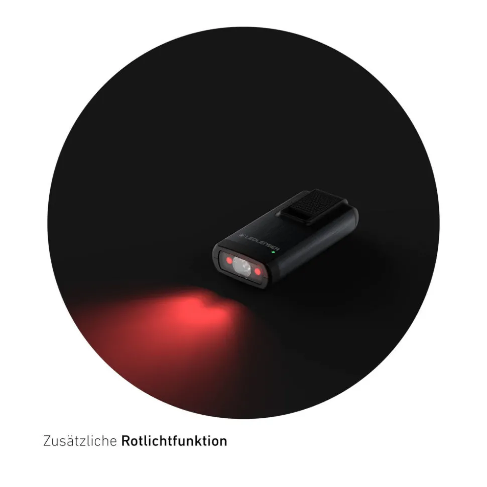 LEDLENSER - K6R Nøgleringslygte 400 Lumen // Grå
