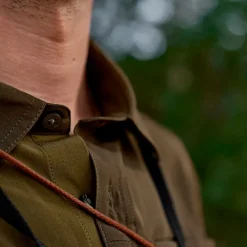Logmar letvægts L/S-skjorte // Dark Olive / Willow Green