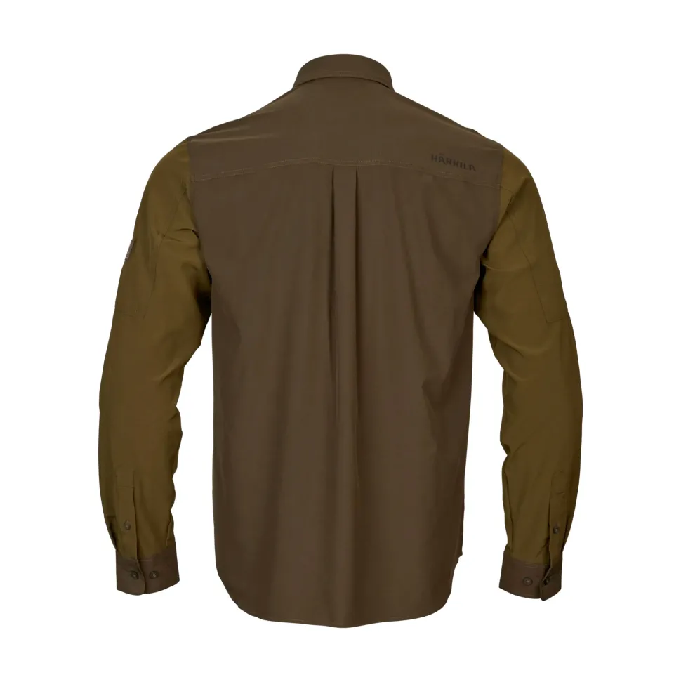 Logmar letvægts L/S-skjorte // Dark Olive / Willow Green