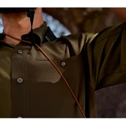Logmar letvægts L/S-skjorte // Dark Olive / Willow Green