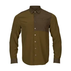 Logmar letvægts L/S-skjorte // Dark Olive / Willow Green