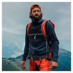 Lundhags - Padje Merino Block Herre Trøje // Sort