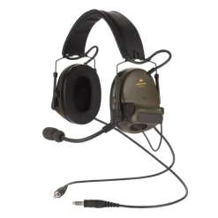 3M Peltor - ComTac XPI Headset m. Fleksibel Mikrofon 28 dB // Grøn