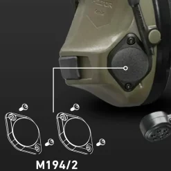 3M Peltor - Mikrofonvindhætte M194/2, 2 Stk.