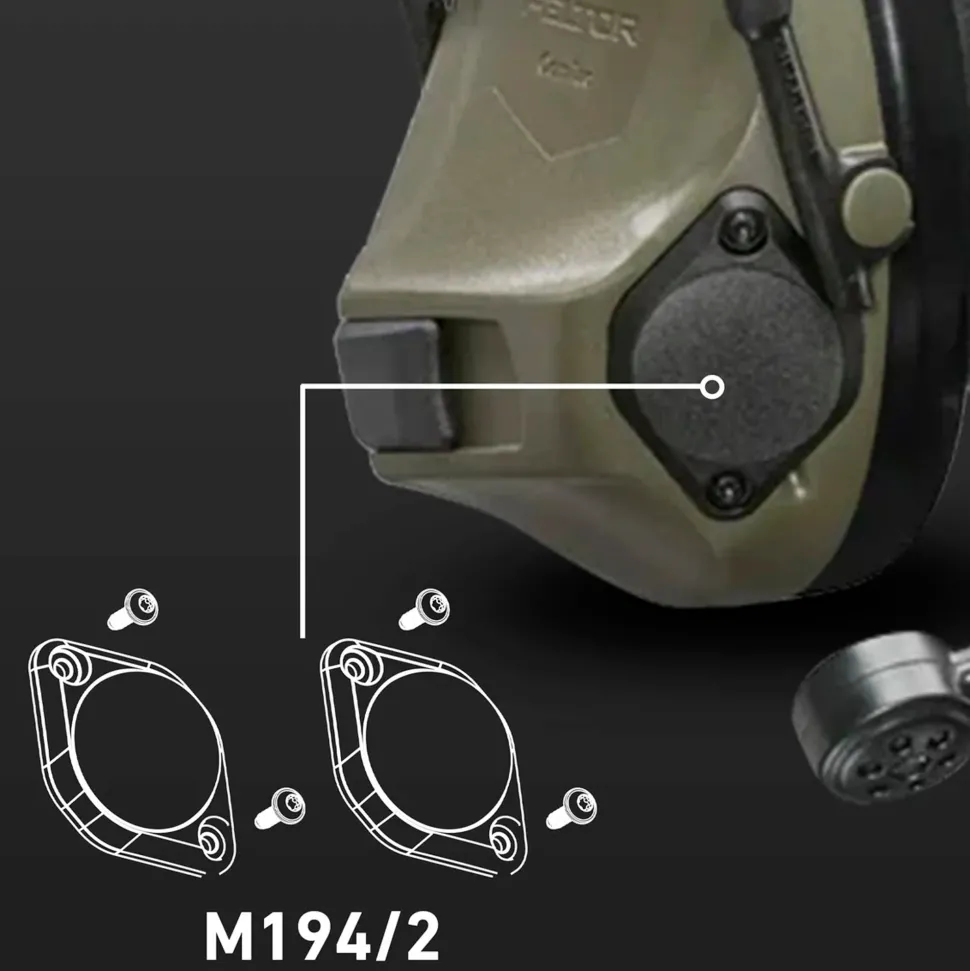 3M Peltor - Mikrofonvindhætte M194/2, 2 Stk.