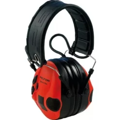 3M Peltor - SportTac Høreværn 26dB // Sort/Rød Kopper