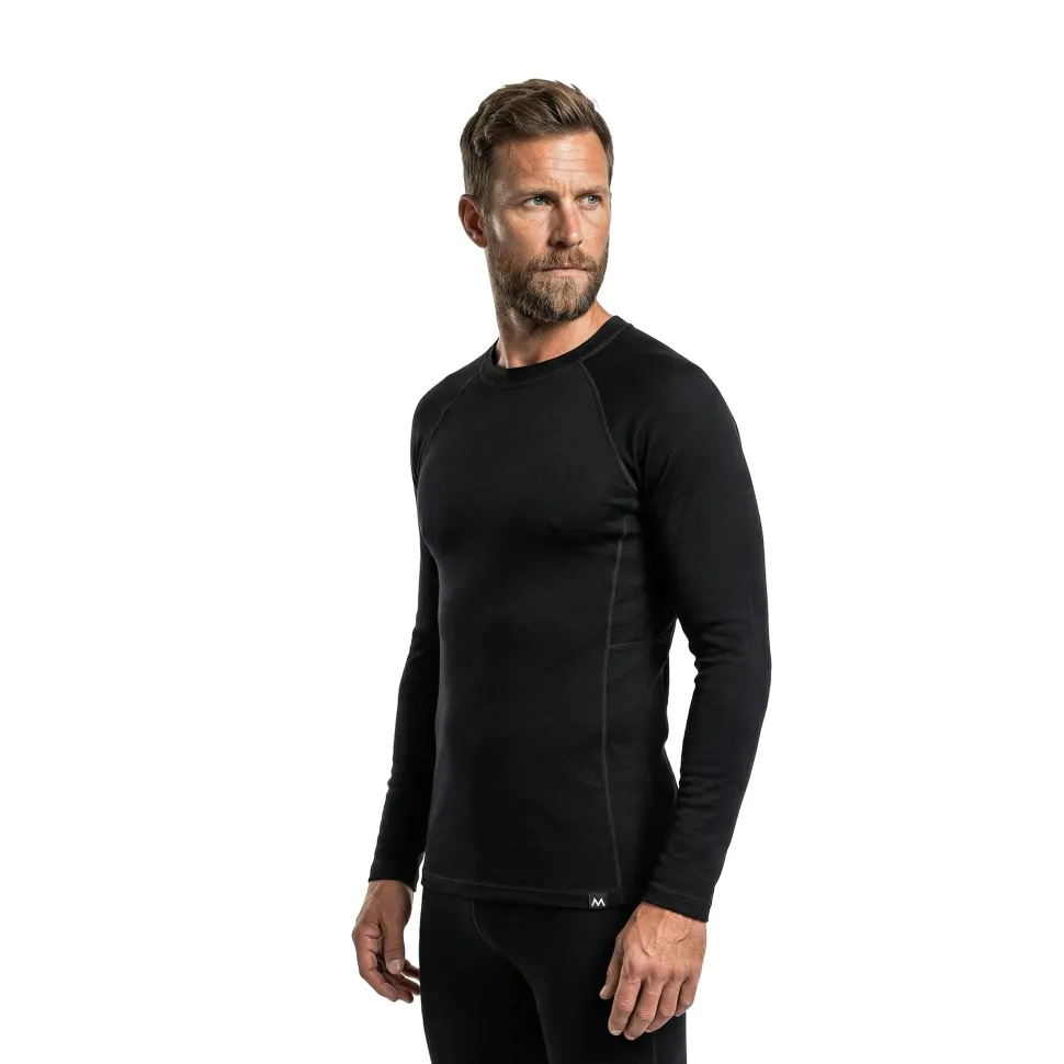 Marselis - CW Baselayer 220g Merino Undertrøje // Sort