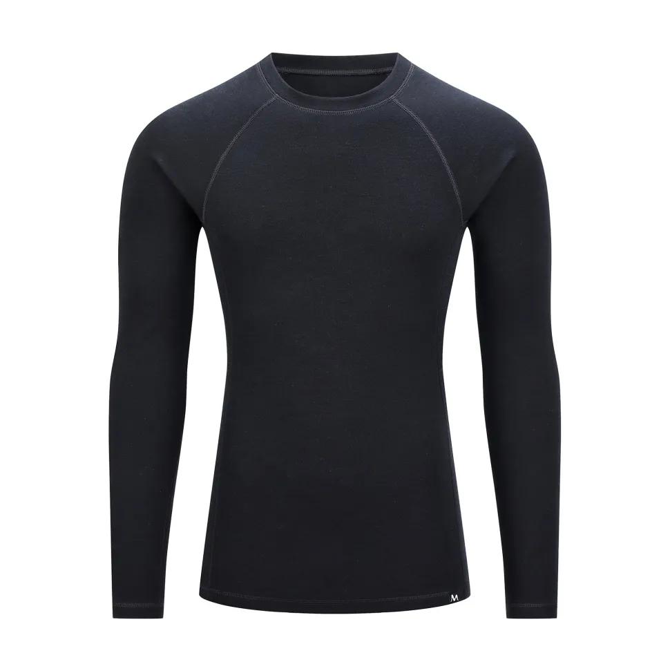 Marselis - CW Baselayer 220g Merino Undertrøje // Sort