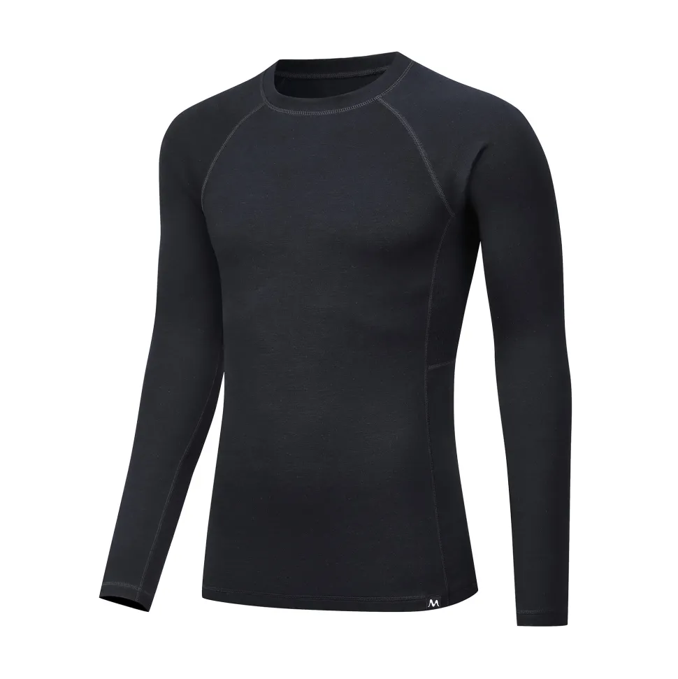 Marselis - CW Baselayer 220g Merino Undertrøje // Sort