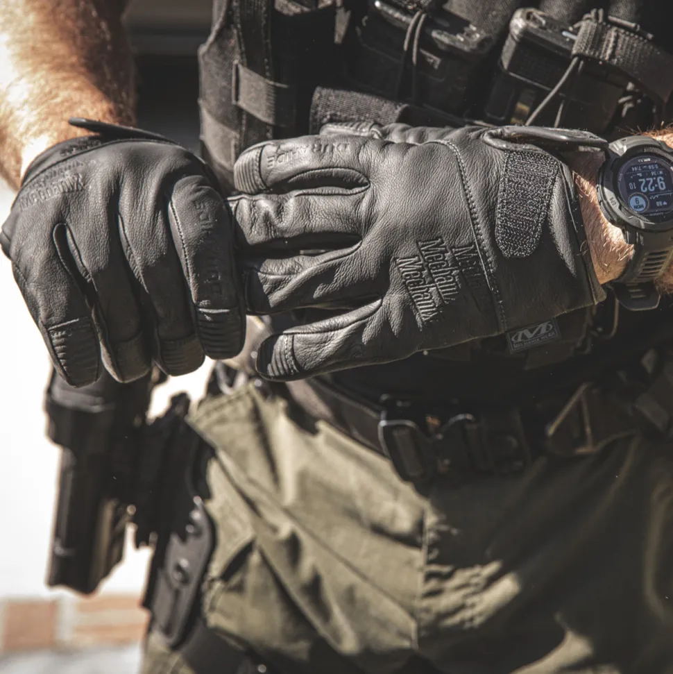 Mechanix Wear - Law Enforcement Skæresikre Læder Arbejdshandsker