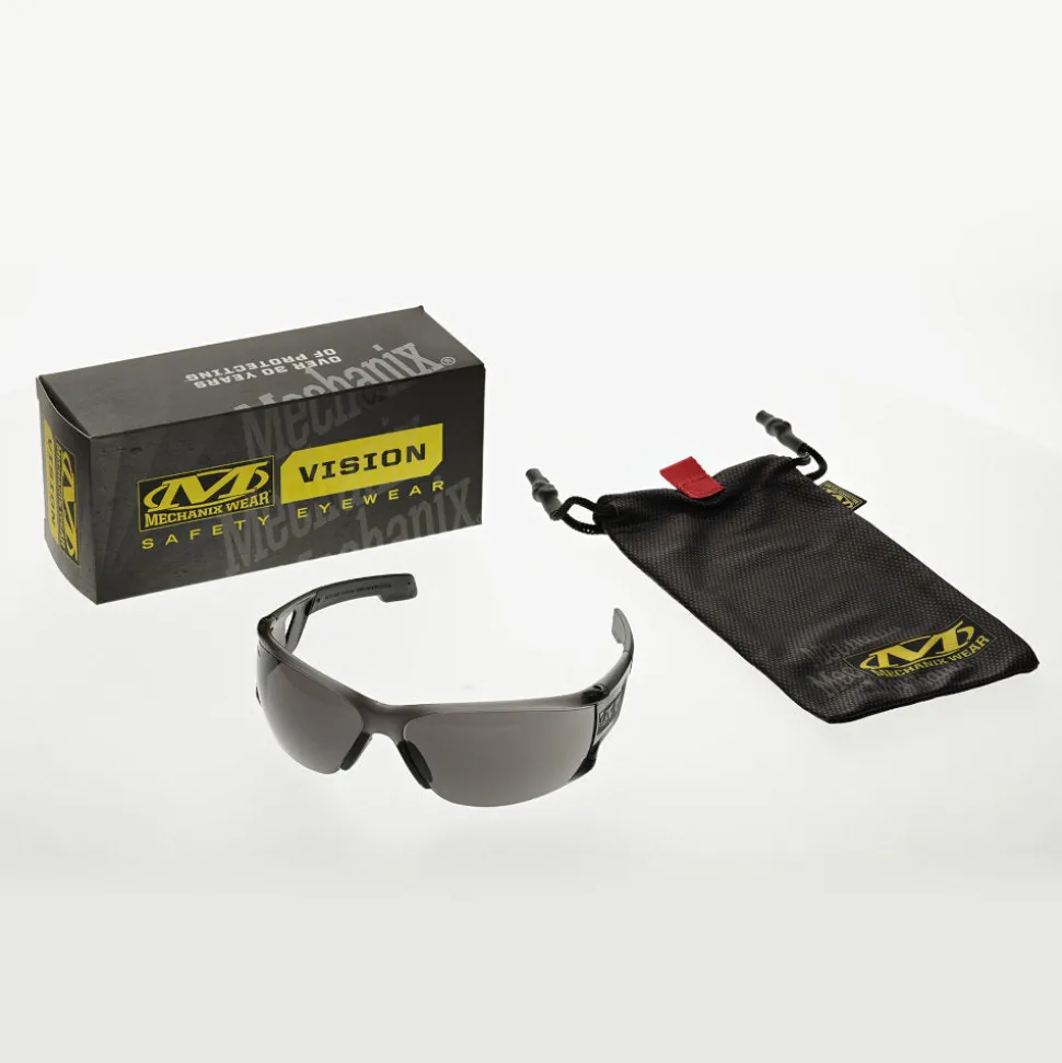 Mechanix Wear - Type N Smoke Briller (Mørkt Glas)