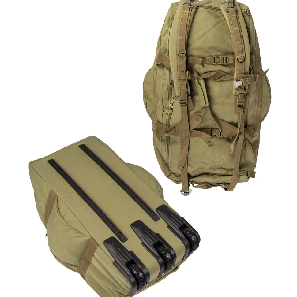Mil-Tec - Combat Duffle Taske Med Hjul // Coyote