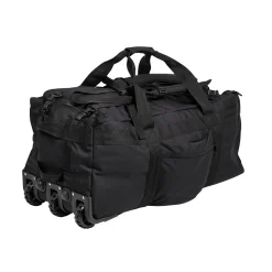 Mil-Tec - Combat Duffle Taske Med Hjul // Sort