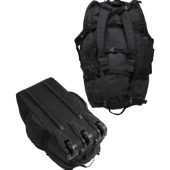 Mil-Tec - Combat Duffle Taske Med Hjul // Sort