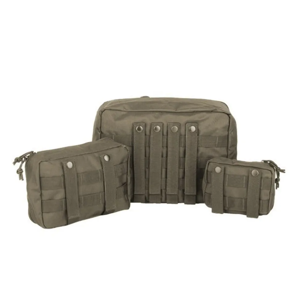 Mil-Tec - Mesh Pouch Sæt (3 pak) // Olivengrøn