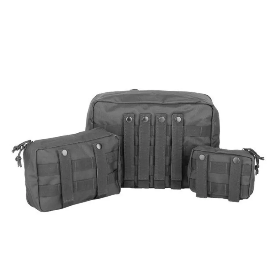 Mil-Tec - Mesh Pouch Sæt (3 pak) // Sort
