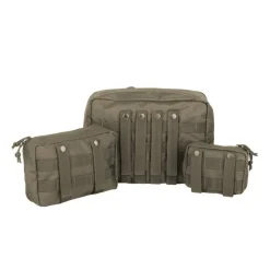 Mil-Tec - Mesh Pouch Sæt (3 pak) // Sort