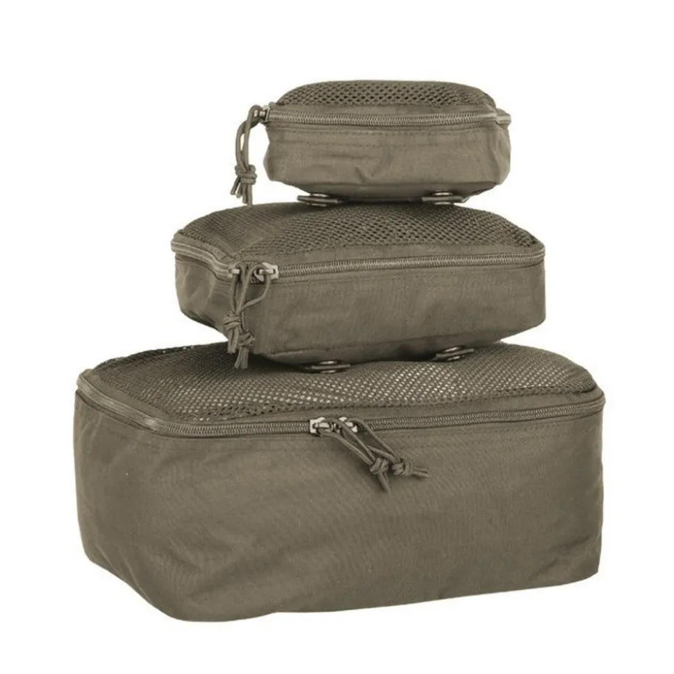 Mil-Tec - Mesh Pouch Sæt (3 pak) // Sort