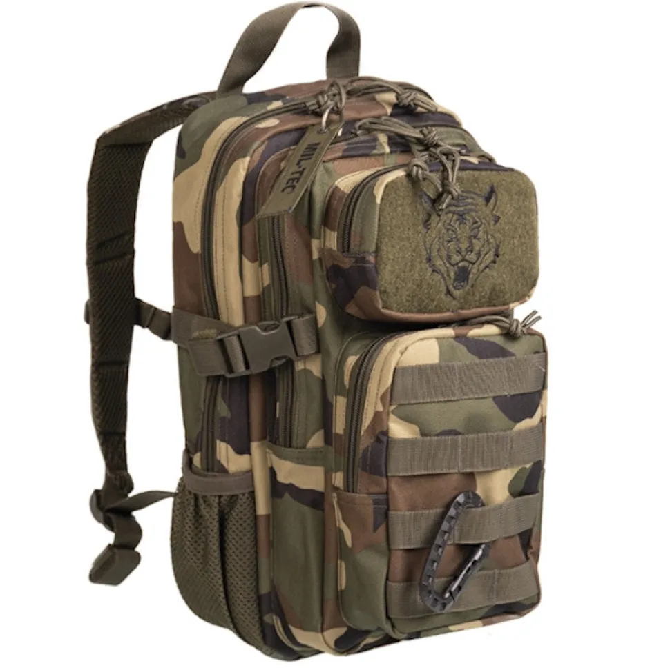 Mil-Tec - Militærrygsæk til Børn (14L) // Woodland Camouflage