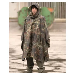 Mil-Tec - Ripstop Regnslag // Flecktarn