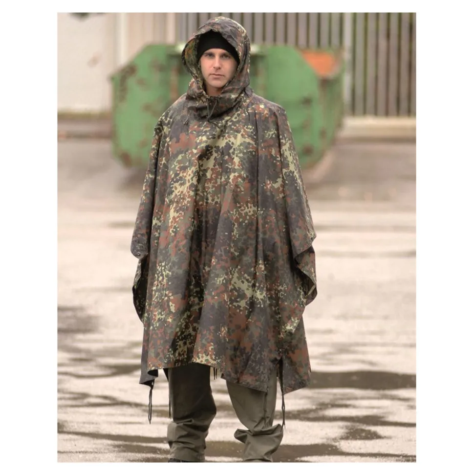 Mil-Tec - Ripstop Regnslag // Flecktarn