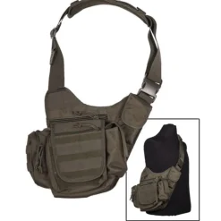 Mil-Tec - Sling Bag Multifunction // Olivengrøn