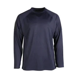 Mil-Tec - Tactical Quick Dry Langærmet T-Shirt // Mørkeblå