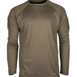 Mil-Tec - Tactical Quick Dry Langærmet T-Shirt // Olivengrøn