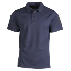 Mil-Tec - Tactical Quickdry Herre Polo T-shirt // Mørkeblå
