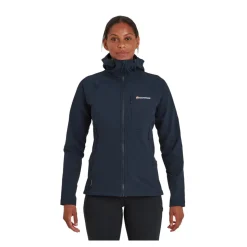 Montane - Krypton Dame Softshell Hoodie // Eclipse Blue