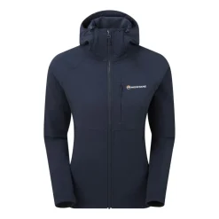 Montane - Krypton Dame Softshell Hoodie // Eclipse Blue
