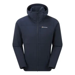 Montane - Krypton Herre Softshell Hoodie // Eclipse Blue