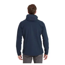 Montane - Krypton Herre Softshell Hoodie // Eclipse Blue