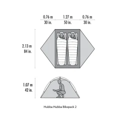 MSR - Hubba Hubba Bikepack 2-Personers Telt