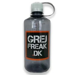 Nalgene - Narrow Mouth Drikkeflaske m. GrejFreak.dk Logo 1L